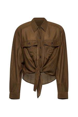 Camicia Nath in cotone cachi MARANT ÉTOILE | CH0131FDB3J04E67KI